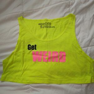 Electro Threads Cropped Tank Top S